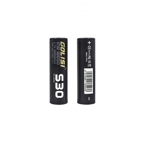 Golisi S30 IMR 18650 High-drain Li-ion Battery 35A 3000mAh