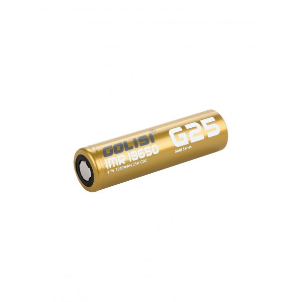 Golisi G25 IMR 18650 High-drain Li-ion Battery 25A 2500mAh