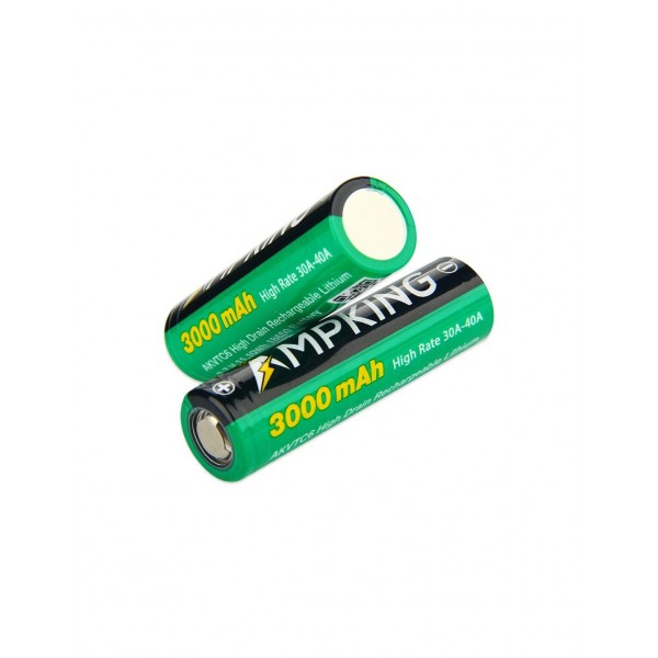 Ampking AKVTC6 18650 High-drain Li-ion Battery 40A 3000mAh