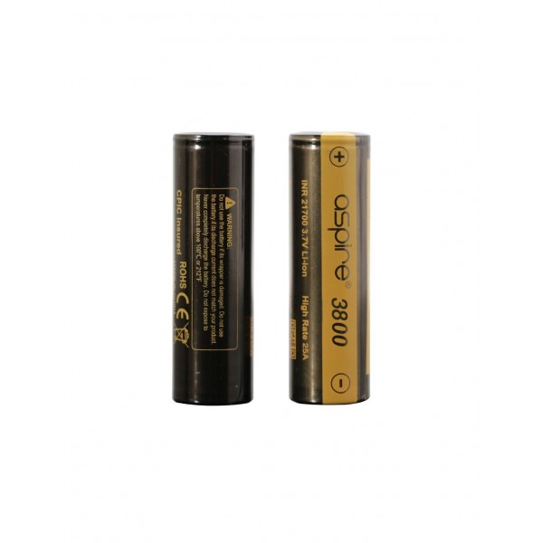 Aspire INR 21700 High-drain Li-ion Battery 25A 3800mAh