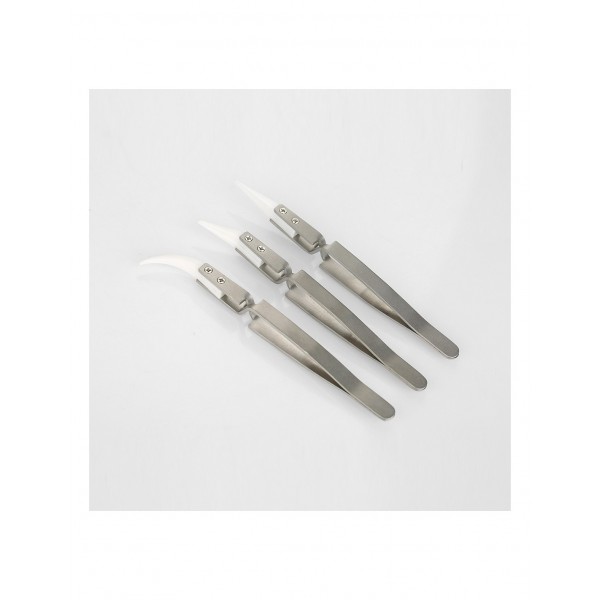 Multi-functional Cross Lock Tweezers with Ceramic Tip