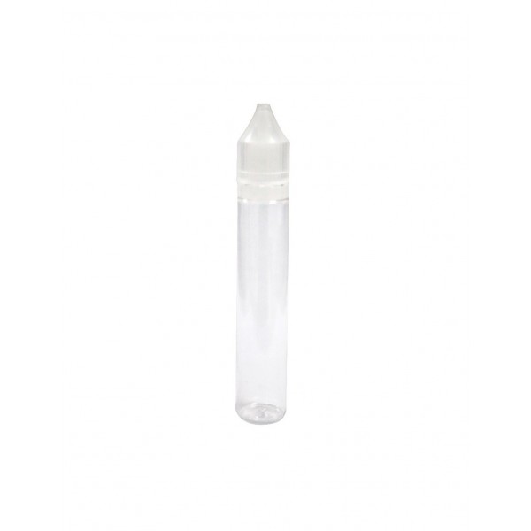 Unassembled PET Transparent Long Bottle 30ml 1800pcs