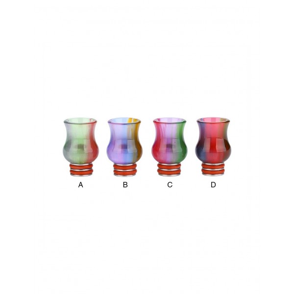 New Resin Curved 510 Drip Tip 0331