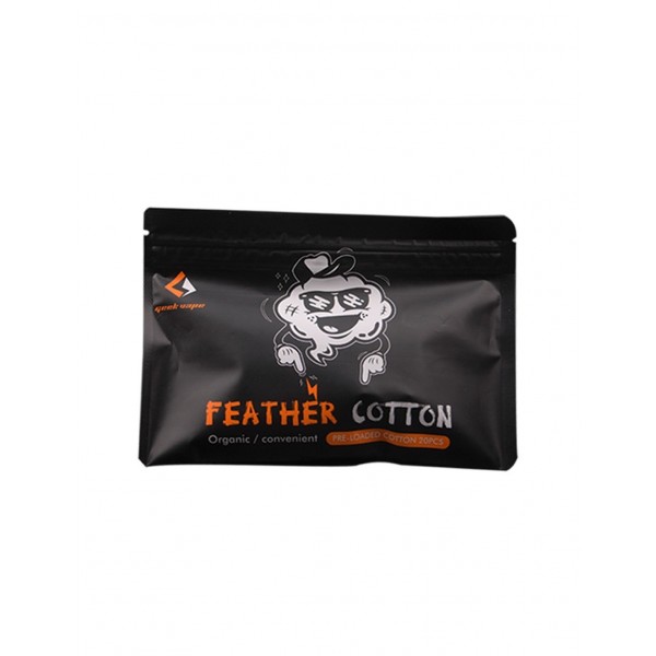 Geekvape Squares of Feather Organic Cotton 20pcs