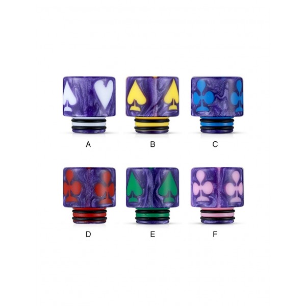Sailing Playing Card Pattern Epoxy Resin 810 Drip Tip SL209