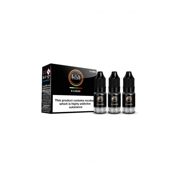 L&A Vape Premium PG+VG E-liquid E-juice 3x10ml