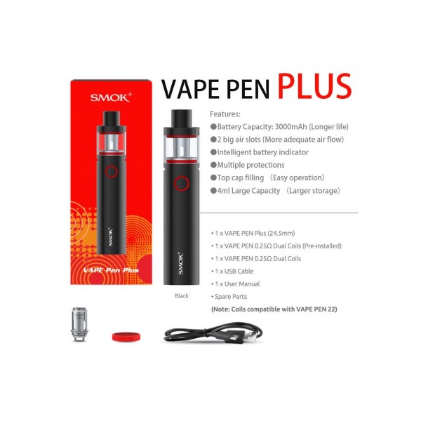 SMOK Vape Pen Plus Starter Kit 3000mAh
